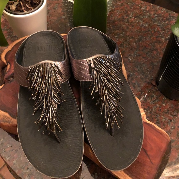 FitFlops Shoes - FitFlop Metallic Bronze flip flops worn 3 times!